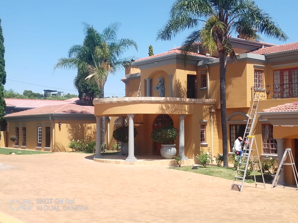 Completed house exterior renovation